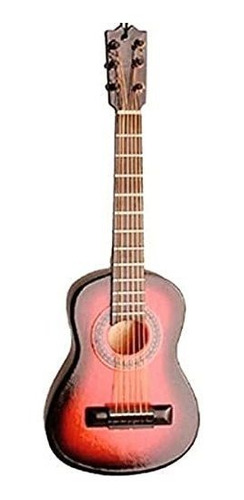 Ornamento De Guitarra Clásica De Madera Marrón, 5.1 