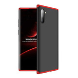 Carcasa Para Samsung Note 10 Protección 360° Anti Golpes Gkk Color Negro Con Rojo