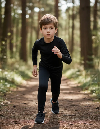 Conjunto Deportivo Playera Y Pantalón De Compresión Niños