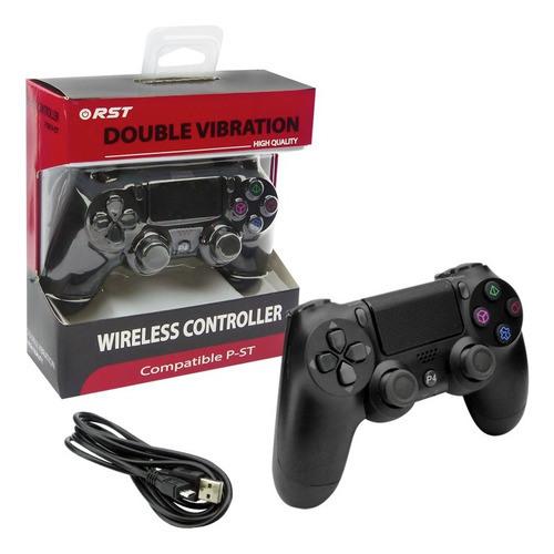 Joystick Inalámbrico Compatible Play 4 Cable De Carga Ps4