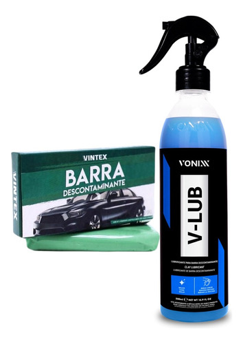 Gsx Vonixx Barra Descontaminante 100g Vintex + V-lub 500ml