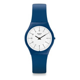 Reloj Swatch Marmarella Sfn124 Color De La Correa Azul