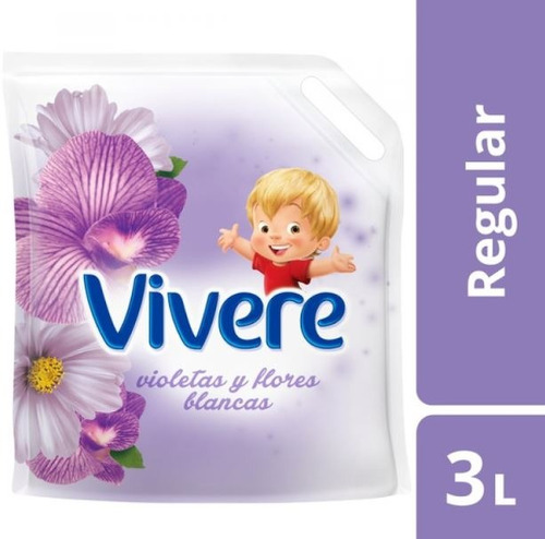 Suavizante Vivere Violeta Doypack X 3 Litros