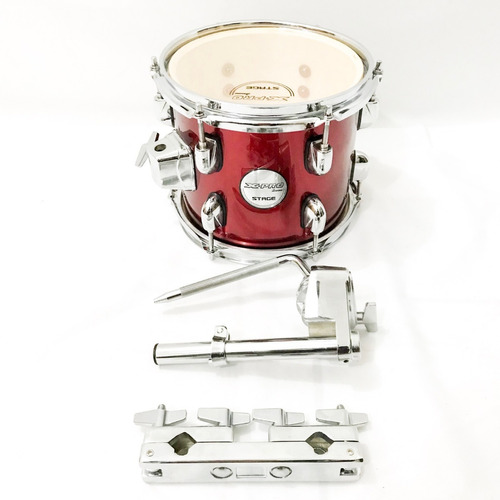 Tom De Bateria 8 Xpro Stage Vermelho + Clamp + Holder