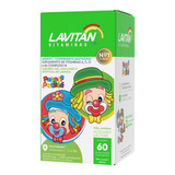 Lavitan Infantil Sabor Uva/lima-limão E Laranja 60 Comp