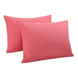 Set De 2 Fundas Para Almohada Coral 50 X 70