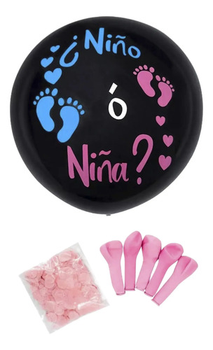 Globo De 3 Pies O 90 Cm Revelación De Genero Baby Shower | MercadoLibre