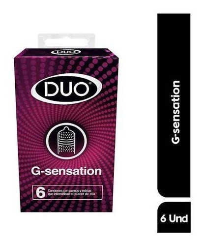Condon Duo  G-sensation Caja X 6 Und