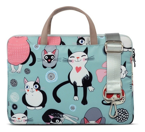 Bolsa Para Notebook Saco Diagonal Bolsa Gatinho Bonito Dos