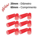 Kit 12 Un Formadores De Cachos Com Velcro 60mm Marco Boni Cor Vermelho