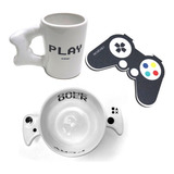 Acabajo Deco Set Desayuno Game Over: Taza, Bowl Y Posataza