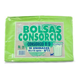 Bolsa De Residuo Consorcio Basura Verde 80x110 X10u B/d