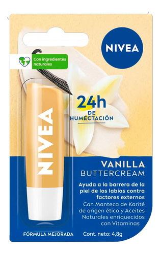 Balsamo Labial Hidratante Vanilla Buttercream 4,8g Nivea