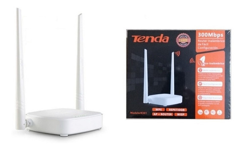 Router N301 Repetidor Tenda 300mbps 2 Antenas Wifi Inalambri