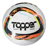 Bola De Futebol Society Oficial Samba Td I Topper Cor Branco