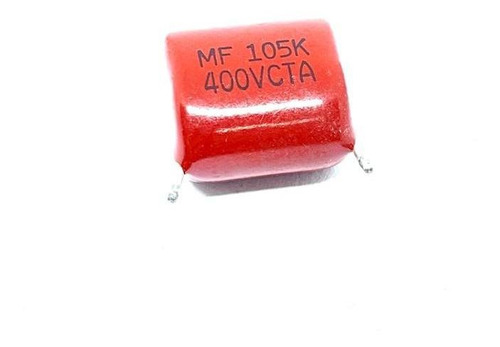 10 Pçs Cap.pol 1uf 400v 10mm 1,0uf 1mf 105k (usado Pre-cor.)