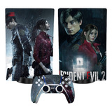 Skin Compatible Consola Ps5 Standard Resident 2 