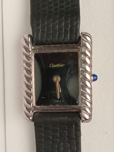 Reloj Must De Cartier Antiguo/vintage 18 K Para Dama.