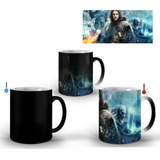 Caneca Mágica Got - Jon Snow E Rei Da Noite Game Of Thrones