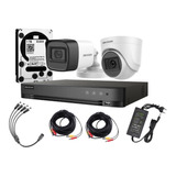 Kit Profesional Hikvision 2 Camara Exterior Fhd 1080p Dd 1tb