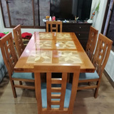 Comedor 6 Sillas Madera Lenga