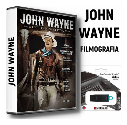 Usb 64 Gb Con Peliculas De John Wayne Filmografia