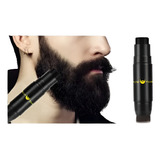 Escurecedor De Barba Preenchedor Falhas 2x1 Caneta + Escova