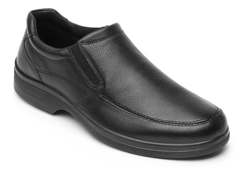 Zapato Mocasín Clásico Flexi Marcel 91608 De Piel Negro Diseño Lisa 25,5 Mx Para Adultos - Hombre
