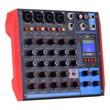 Conexión De Consola De Mezclas Power Bt/usb/mp3 Mixer