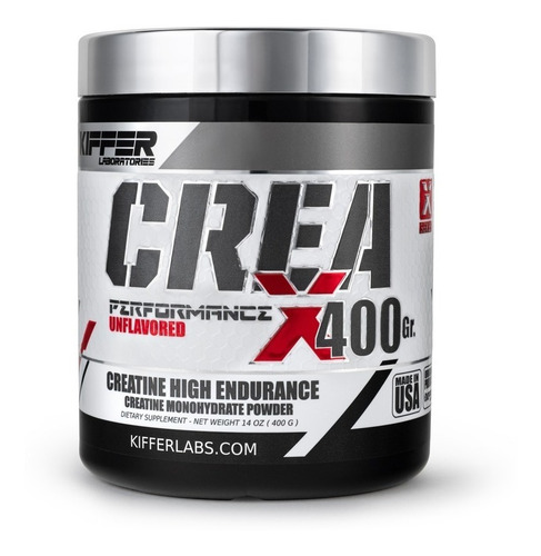 Creatina Crea X Performance 400 Grs Kiffer Original 80 Serv