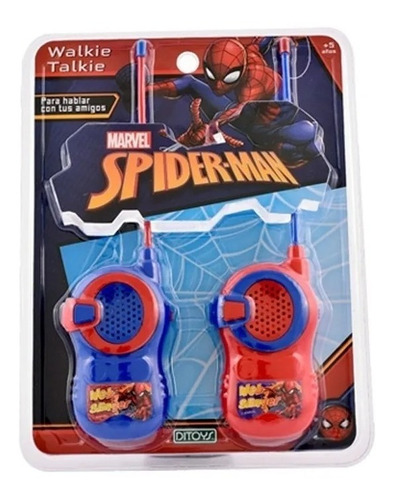 Spiderman Walkie Talkie Handys Marvel Hombre Araña Ditoys 