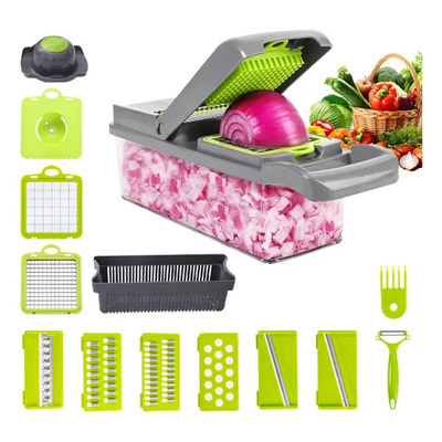 Kit De Picador De Verduras Rallador Utensilios Cocina 15 In1 | Meses sin interés