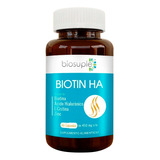 Biotina Acido Hialuronico Biosuple Uñas Cabello 60caps 450ml Sin Sabor