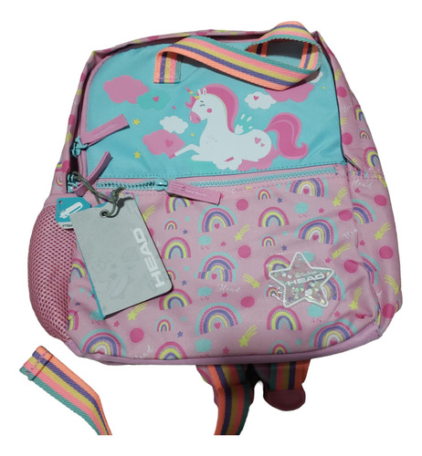 Mochila Niña Head Unicornio Rosa 13lt