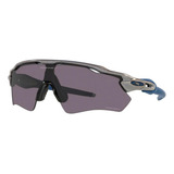 Anteojos De Sol Oakley Radar Ev Path Prizm Grey Oo9208 Color Gris Color De La Varilla Azul Color Del Armazón Gris Diseño Envolvente