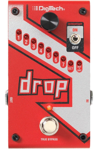 Pedal Digitech The Drop Polifônico Guitarra Baixo C/ Fonte