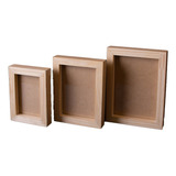 Portaretratos 20x30 Box (moldura 20-20) X 10 Unid Con Vidrio