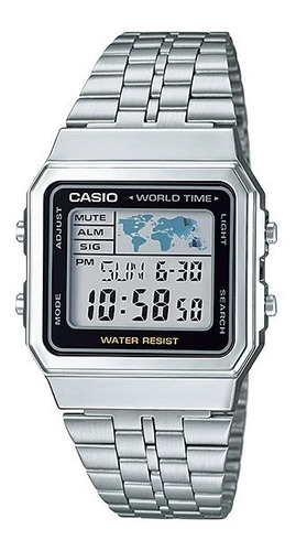 Reloj Casio Hombre A-500wa-1d Gtia 2 Años Agente Oficial 