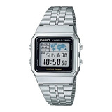 Reloj Casio Hombre A-500wa-1d Gtia 2 Años Agente Oficial 