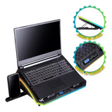 Suporte Com Led Rgb Para Notebook Samsung Lenovo Dell Asus