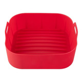 Bandeja Panela Forma Cesta De Silicone Para Airfryer 16cm