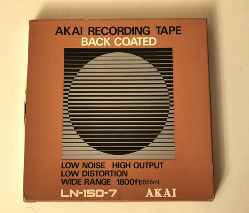 Cinta Reel To Reel Akai Ln-150-7 Usada 