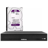 Dvr 4ch Intelbras Mhdx 3004c Inteligencia Video C/ Purple 1t