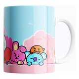 Bt21 K-pop Bts Army Taza De Café Personalizada Con Nombre