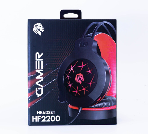 Headset Gamer Led Com Adaptador P/ps4 Pc Rgb Hf2200 Hayom