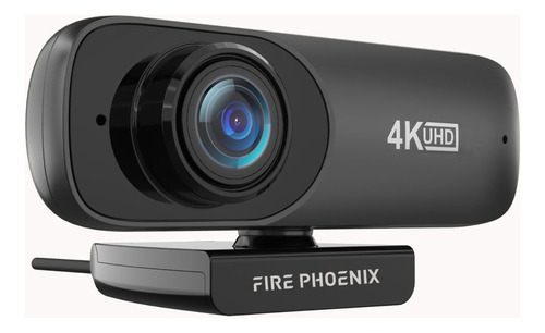 Câmera Webcam Fire Phoenix Bk-c60 Hd 4k Autofoco 180 Graus