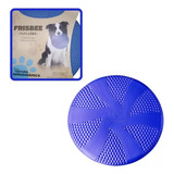 Brinquedo Frisbee Para Cachorro Plastico Azul Sanremo