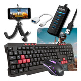 Kit Gamer Mobilador Barato Teclado + Mouse Promoção Especial