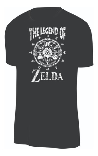 Camisetas Videojuego The Legend Of Zelda Logo Adultos Y Niñs