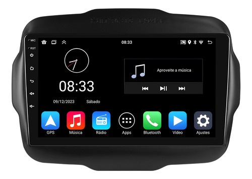 Central Multimidia Renegade Sport Android 13 9p 2gb Carplay